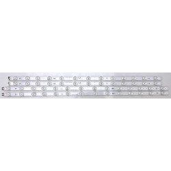 SAMSUNG BN96-62585A / BN96-62586A LED BACKLIGHT STRIPS (4) FOR QN65Q6FAAF, QN65Q6FDAF