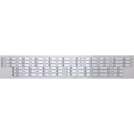 SAMSUNG BN96-60390A / BN96-60391A LED BACKLIGHT STRIPS (6) FOR QN65Q7FAAF