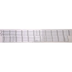 SAMSUNG BN96-61724A / BN96-61725A LED BACKLIGHT STRIPS (8) FOR QN85Q6FAAF