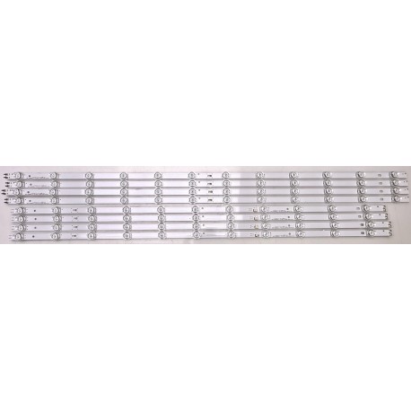 SAMSUNG BN96-61724A / BN96-61725A LED BACKLIGHT STRIPS (8) FOR QN85Q6FAAF