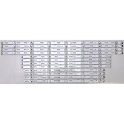 SAMSUNG BN96-60392A / BN96-60393A / BN96-60394A LED BACKLIGHT STRIPS (12) FOR QN75Q7FAAF