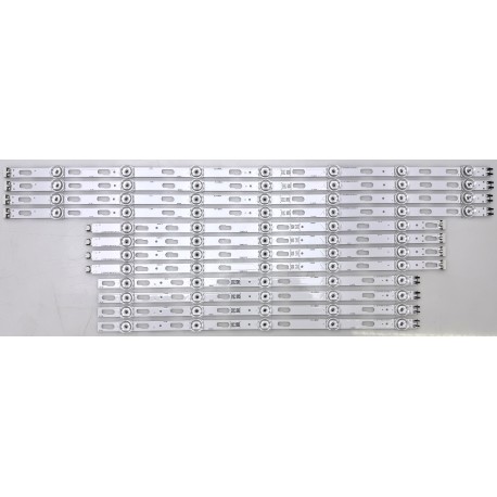 SAMSUNG BN96-60392A / BN96-60393A / BN96-60394A LED BACKLIGHT STRIPS (12) FOR QN75Q7FAAF