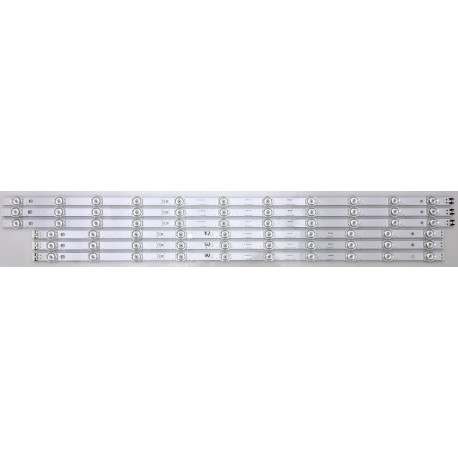 SAMSUNG BN96-60378A / BN96-60379A LED BACKLIGHT STRIPS (6) FOR UN70U7900F, UN70U8000F