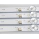 ELEMENT CRH-ZG55M8T303009040B9 LED STRIPS (4) E4AA55R - NEW