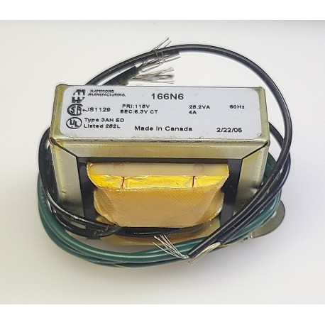 HAMMOND MANUFACTURING 166N6 TRANSFORMER 623980223308