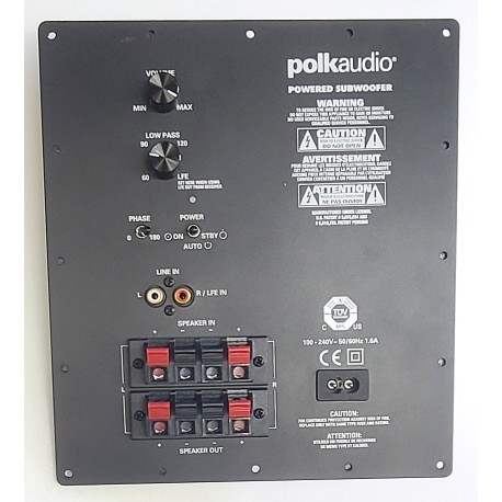POLKAUDIO PSW125 AMP ASSEMBLY PSW125V2 110V AMP