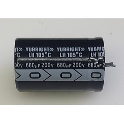 YOUBRIGHT 680UF 200V CAPACITOR 200V 680UF