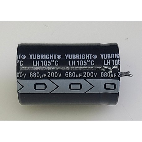 YOUBRIGHT 680UF 200V CAPACITOR 200V 680UF