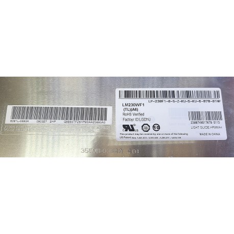 LG LM230WF1 (TL)(A6) LCD SCREEN 6091L-0893A, 6091L0893A