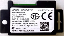 Panasonic N5HZZ0000130 (DBUB-P705) Bluetooth Module