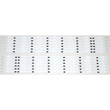 SAMSUNG BN96-32772A/BN96-32771A LED BACKLIGHT STRIPS (12) UN58H5202A, UN58H5005A