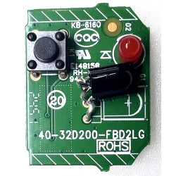 LG 40-32D200-FBD2LG IR SENSOR/POWER BUTTON KB-6160