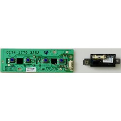 VIZIO 3655-0102-0156 KEYBOARD CONTROLLER/ 3655-0172-0189 IR SENSOR