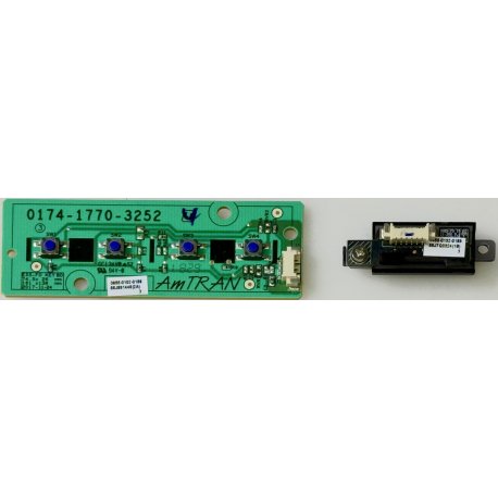 VIZIO 3655-0102-0156 KEYBOARD CONTROLLER/ 3655-0172-0189 IR SENSOR