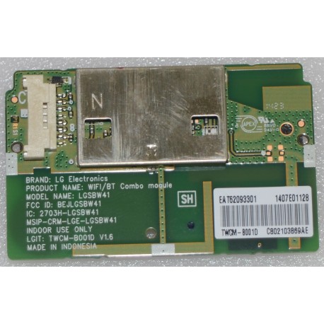 LG EAT62093301 Wireless/Wifi/Bluetooth Adapter Module