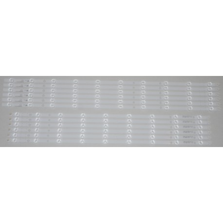 SAMSUNG BN96-29076A / BN96-29077A LED BACKLIGHT STRIPS (12), UN65J6200A, UN65H6203A, UN65FH6001F, UN65EH6000F - NEW