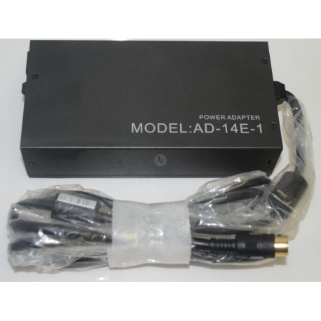 AUDIOVOX AD-14E-1 AC DC ADAPTER 24V 5A Triple Voltage 8Pin Din - NEW